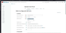 Configuración inicial de tu clase en el Aula Virtual