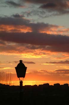 Atardecer en Madrid