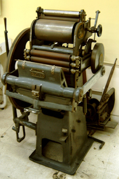 Máquina de impresión minerva