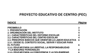 Proyecto educativo 2015