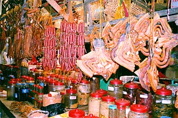 Charcutería en Siem Reap, Camboya