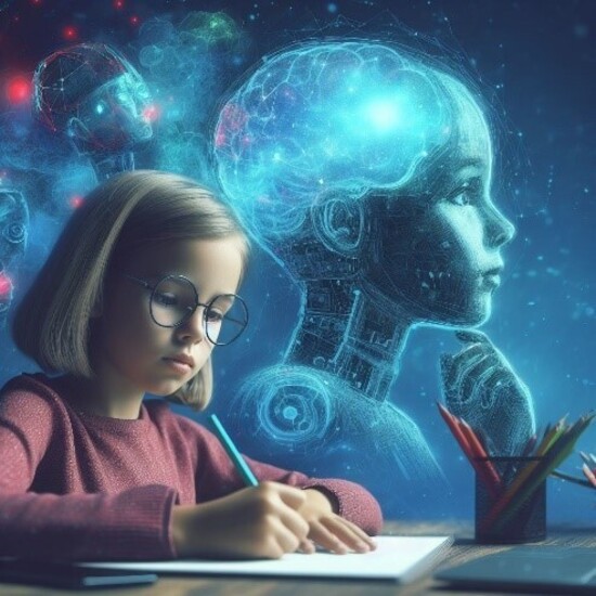 Reflexionamos sobre la IA. Imagen creada con IA Copilot