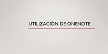 Utilización básica de OneNote