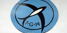 Distintivo del avión Heinkel 70, Grupo 7-G-14, Museo del Aire de