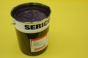 Bote tinta serigrafía cian