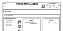 Genios matemáticos (among)