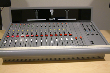 Mesa de mezcla radio