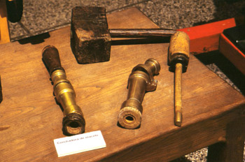 Encorchadoras de maceta, Museo de la Sidra de Asturias, Nava