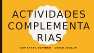 Actividades complementarias