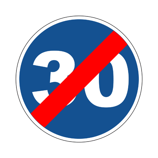 Fin de velocidad mínima