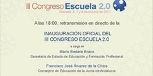 Acto inaugural III Congreso Escuela 2.0