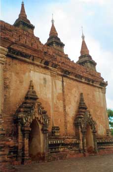 Detalle de pagoda, Myanmar