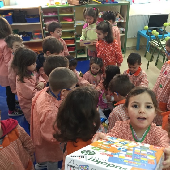 Visita Reyes aula 4