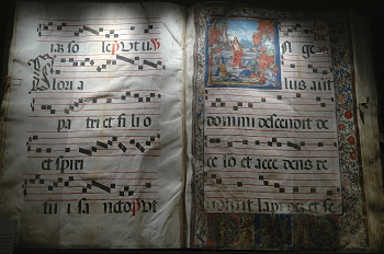 Gradual doble página, Huesca