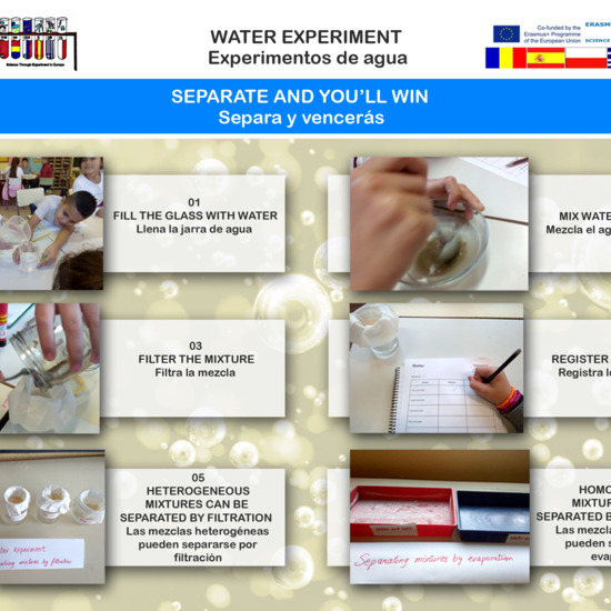 Water experiment 04 Separate and you'll win