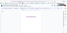 Portafolio digital 2: crear la portada en un documento de texto de Google Drive