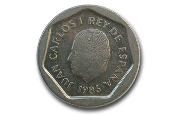 Pesetas, Juan Carlos, Cara