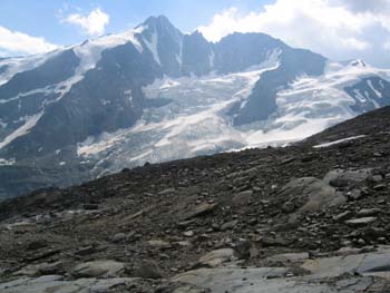Nacimiento del Glaciar Glossglockner