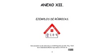 Anexo XII. Ejemplos rúbricas