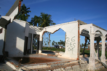 Casas destruidas, Melaboh, Sumatra, Indonesia