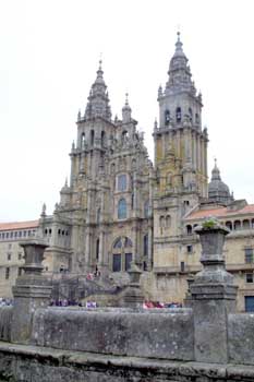 Puerta del Obradoiro, Catedral de Santiago de Compostela, La Cor