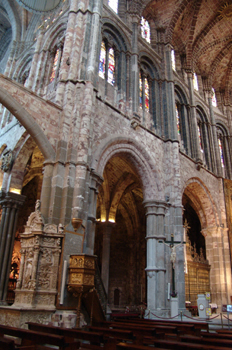 Interior de la Catedral de ávila, Castilla y León