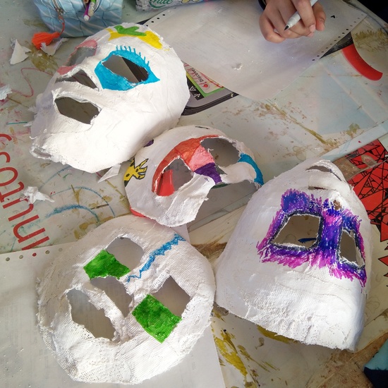 Máscaras de escayola 5