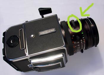 Mecanismo de previsualización de la profundidad de campo