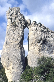 Formaciones rocosas en el Barranco de Mascún, Huesca
