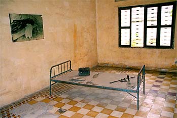 Celda de torturas, Phnom Penh, Camboya
