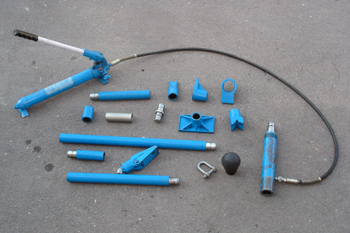 Juego de útiles de tiro para bancada