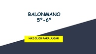 BALONMANO 5º-6º