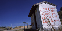 Parada de autobús, Castroserracín, Segovia, Castilla y León