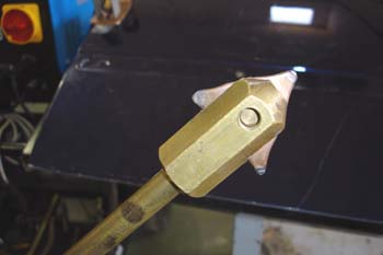 Terminal del útil de tiro con arandela de estrella