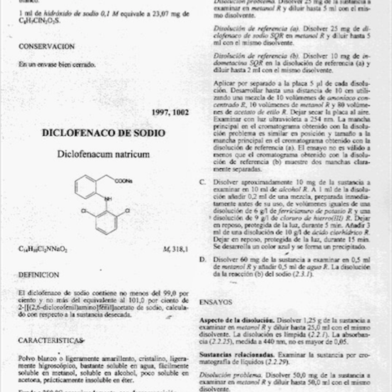 Monografía de la Real Farmacopea Española