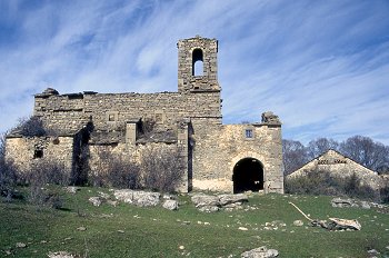 Ermita de Ibirque en Guara