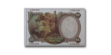 Pesetas , reverso