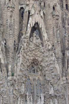 Bautismo y querubines, Sagrada Familia, Barcelona