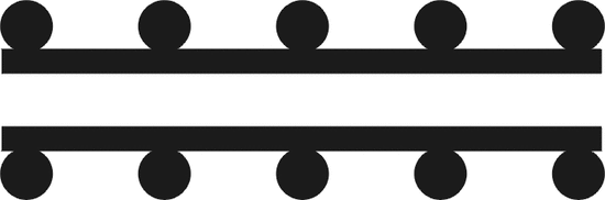 Avenida con árboles frutales