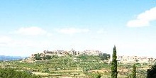 Vista del pueblo de Horta de Sant Joan desde el Convent de Sant
