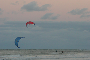 Flysurf en Maracaípe, Pernambuco, Brasil