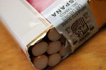 Cajetilla de tabaco