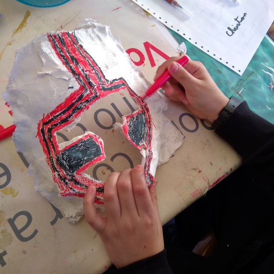 Máscaras de escayola 7