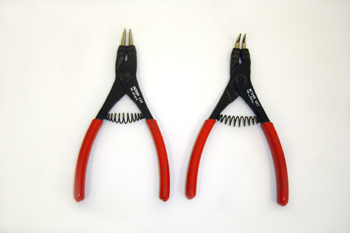 Alicates de puntas para anillos elásticos exteriores