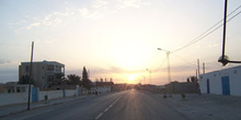 Amanecer en Metlaoui, Túnez