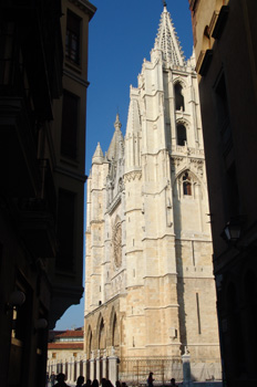 Fachada de la Catedral de León, Castilla y León