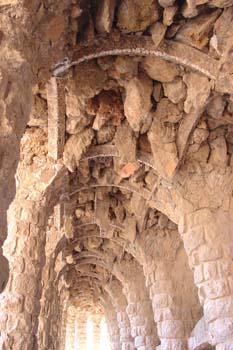 Techo de los pasajes, Parque Güell, Barcelona