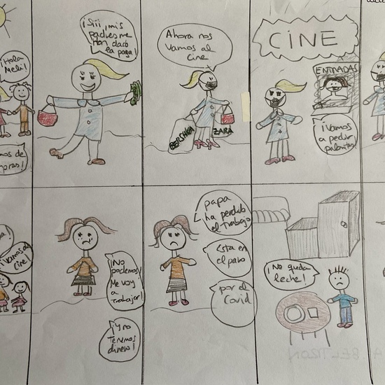 STEAM Economía cómic - Lucía Beltrán