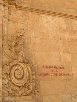 Fachada Archivo General de la Guerra Civil Española, Salamanca,
