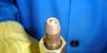 Electrodo de cobre para soldadura de remaches